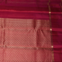 Kanchivaram pure silk Pink saree with jari boarder
