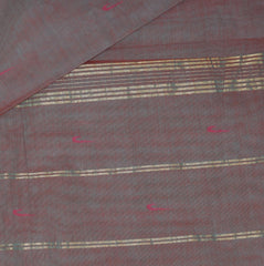 Kanchi Cotton Magenta saree with jari boarder