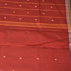 Kanchi Cotton Maroon saree with hread Boarder