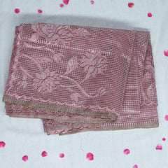 4342 pink super net benarasi saree