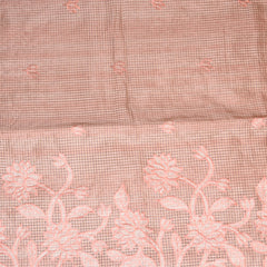 peach benarasi super net saree 4340