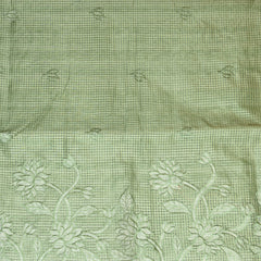4343 green super net benarasi saree