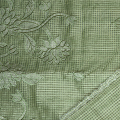 4343 green super net benarasi saree