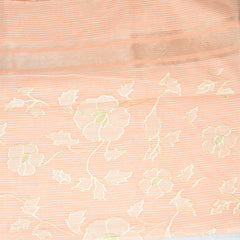4347 peach super net benarasi saree