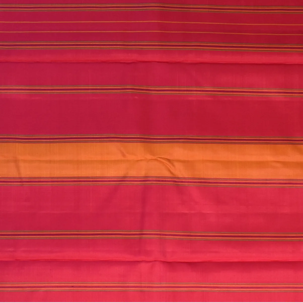 Kanchipuram Silk Copper Red Saree with Blouse