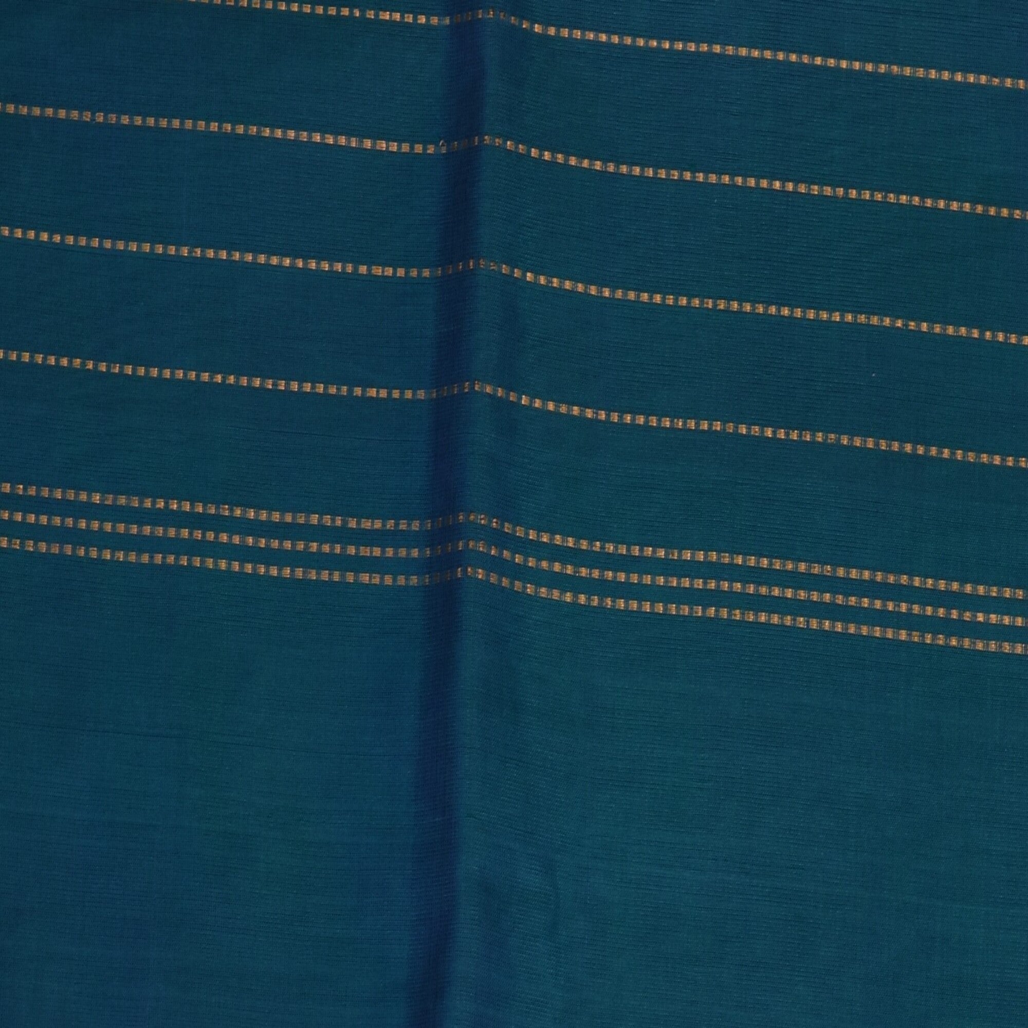 Silk cotton shot green saree with jari boarder.