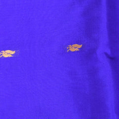 Ilkal Pure Silk Purple Saree With Zari Border