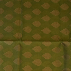 Banarasi Rangkat Cotton Avocado Green Saree with Blouse