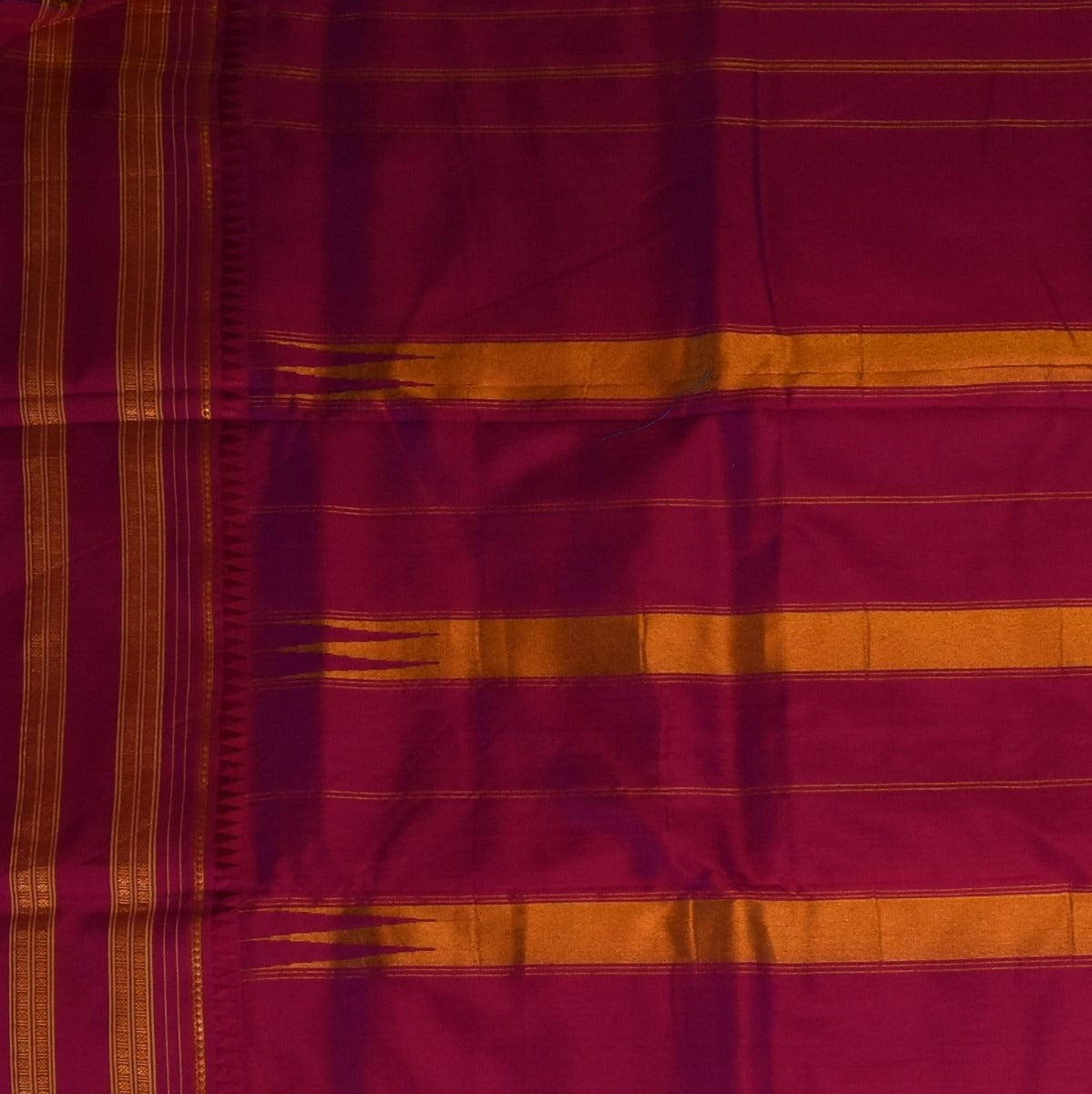 Ilkal Silk Royal Violet Saree with Blouse