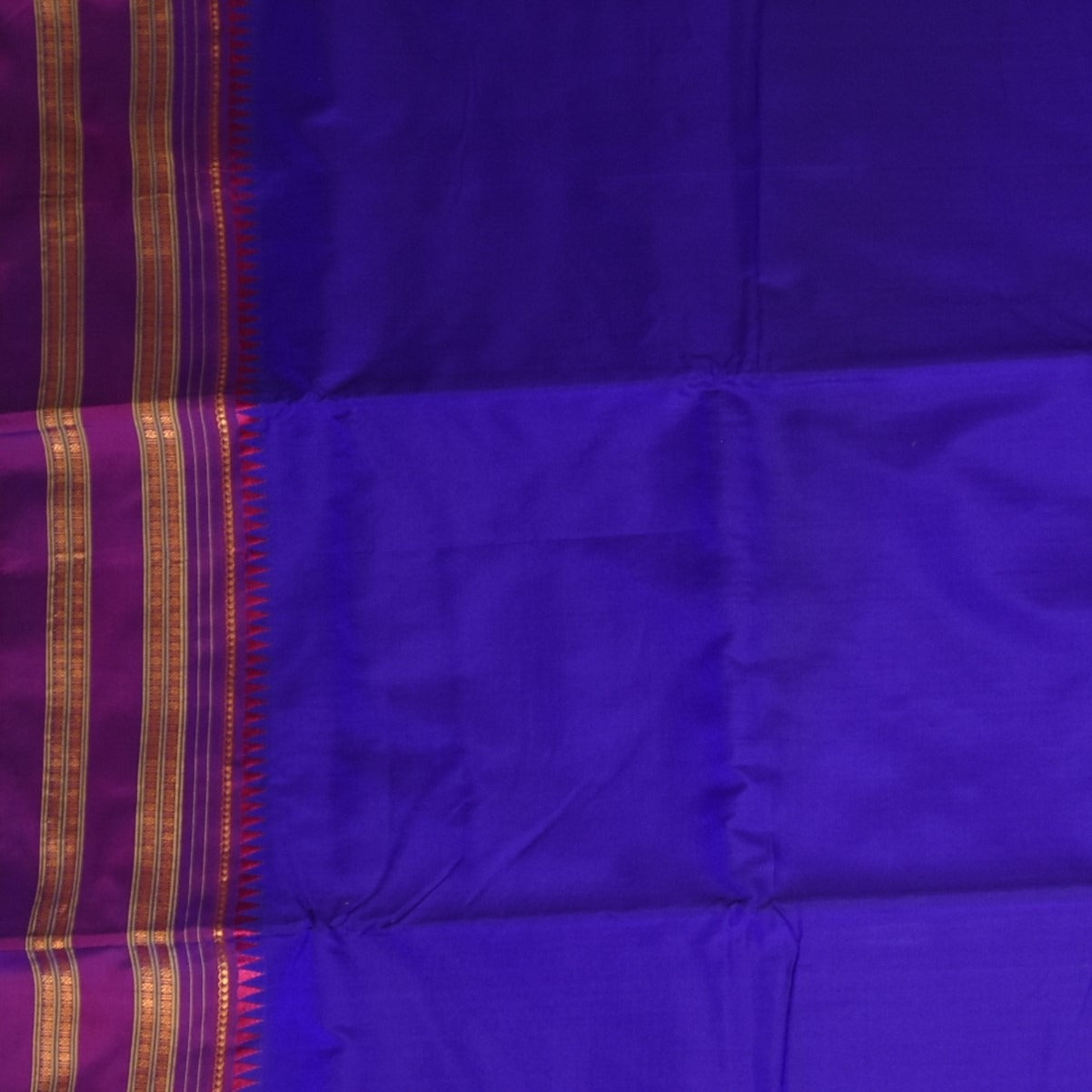 Ilkal Silk Royal Violet Saree with Blouse