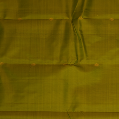 Kanchipuram Silk Olive Green Saree with Blouse