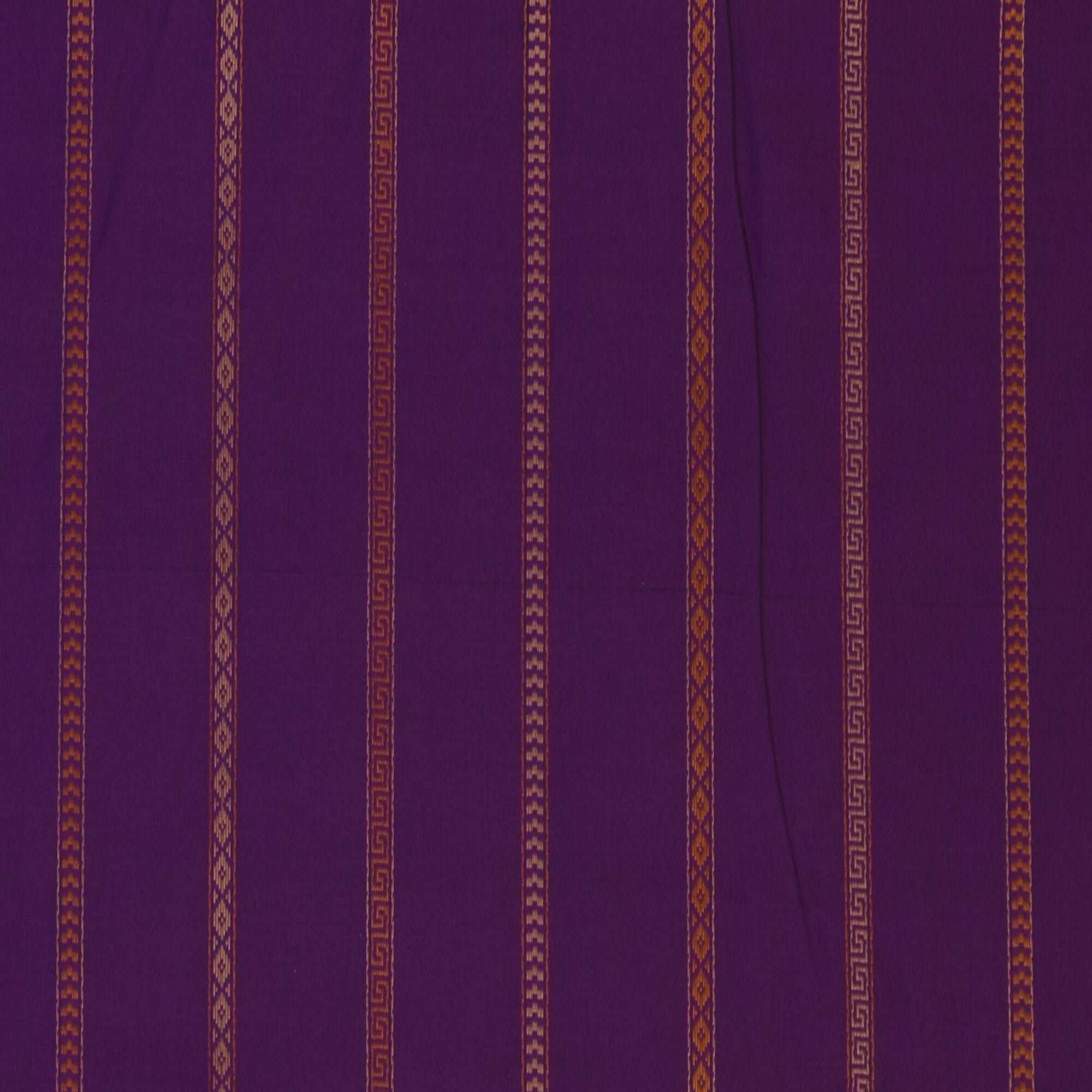 Semi Cotton violet saree with gap boarder