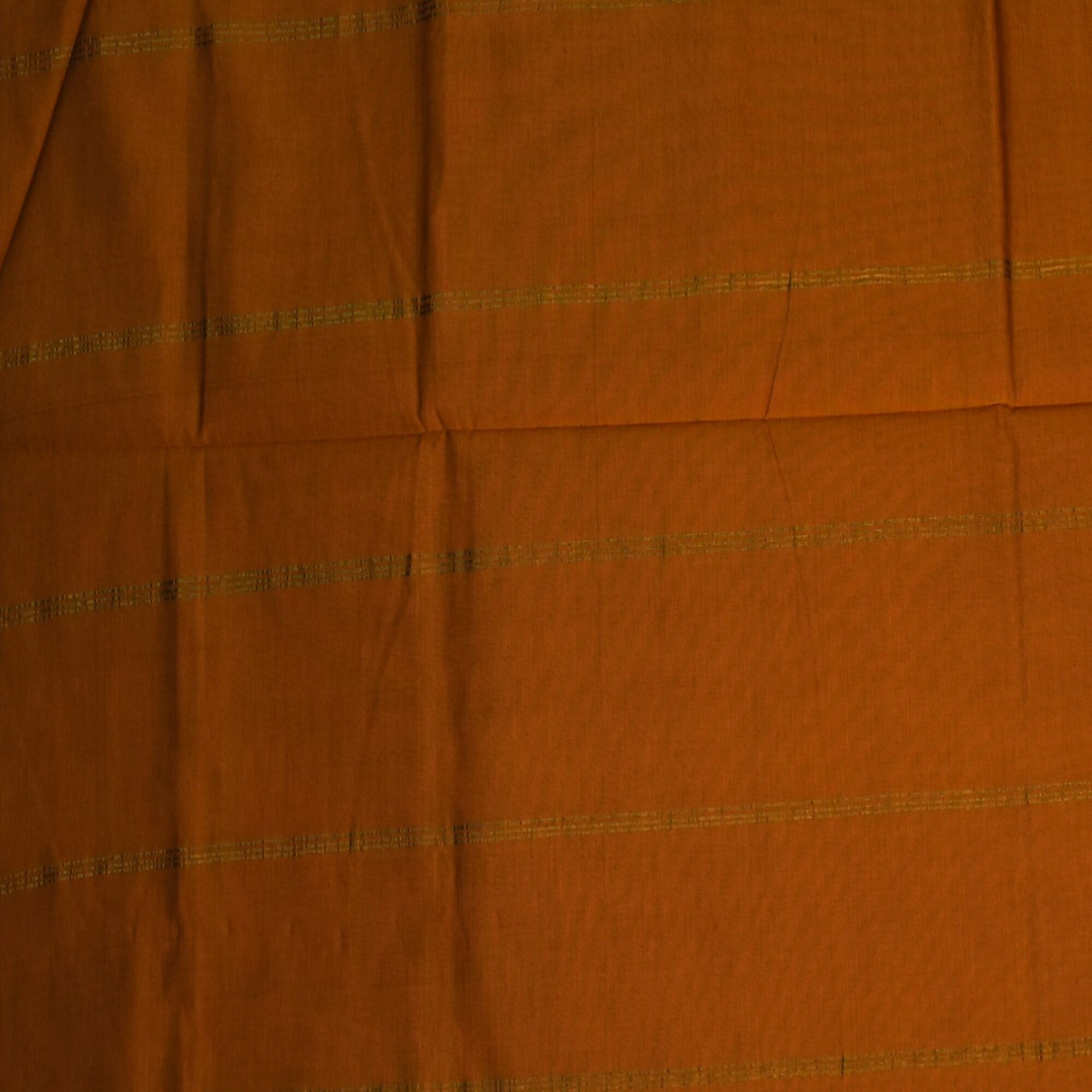 Semi cotton deep green saree with blouse