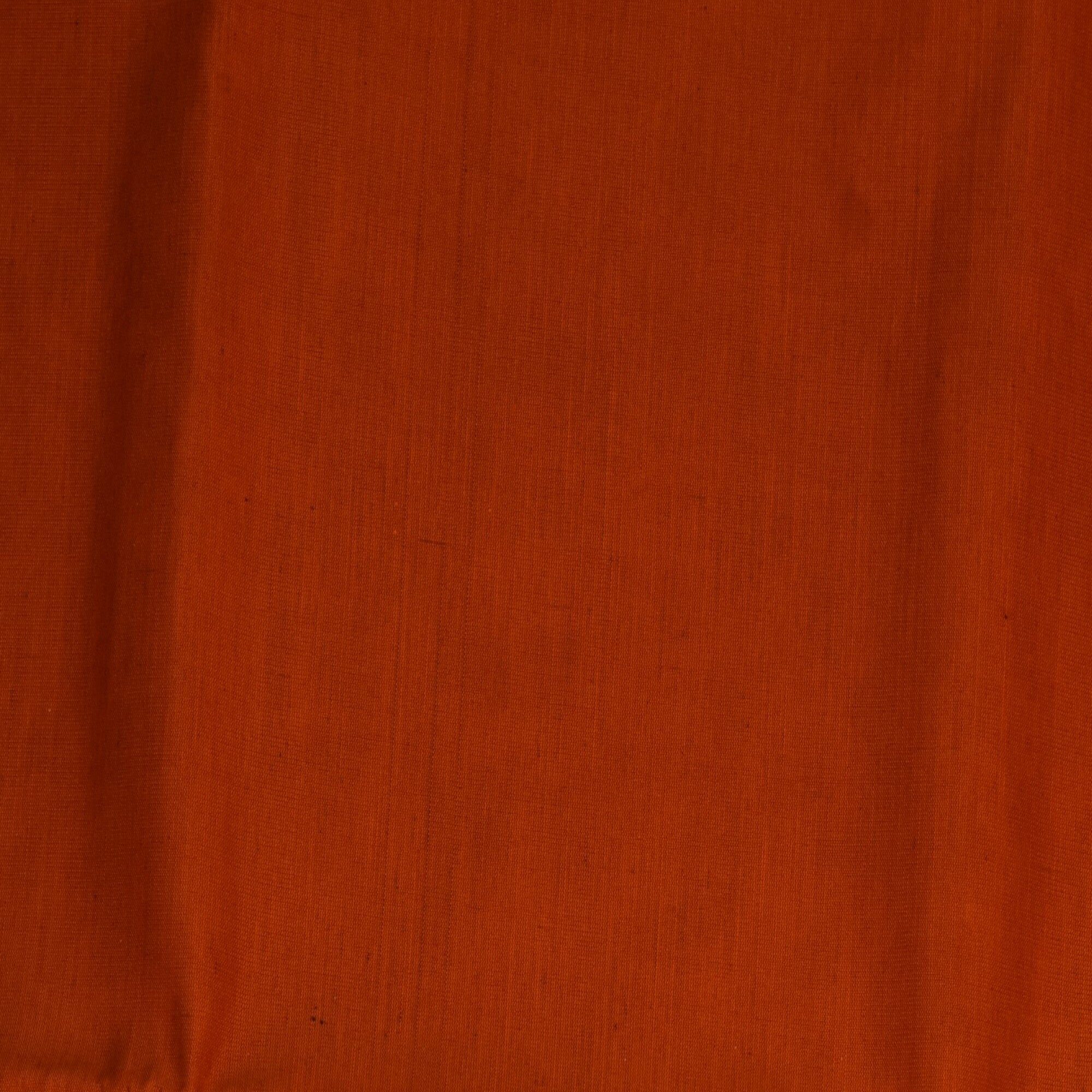Semi Cotton Orange saree with Jari boarder