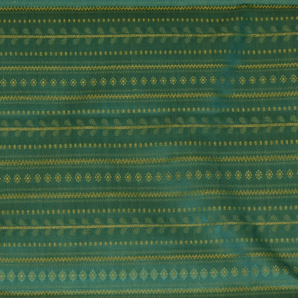 Kanchipuram Silk Teal Saree with Blouse