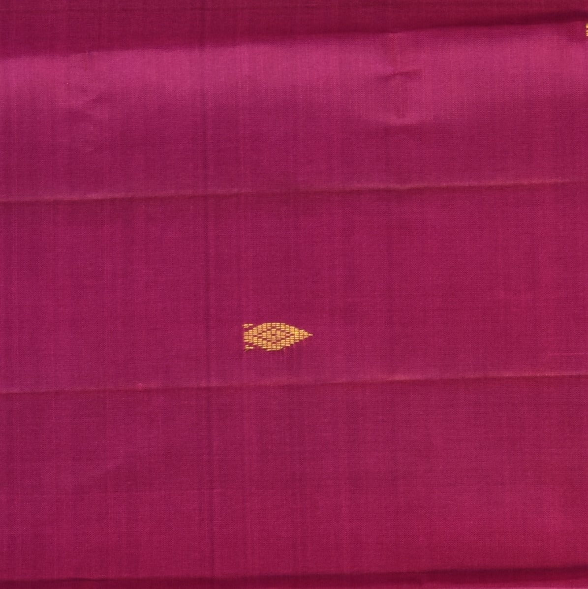 Kanchivaram silk Plum Wine Saree with Blouse