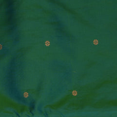 Ilkal Pure Silk Green Saree With Pink Border
