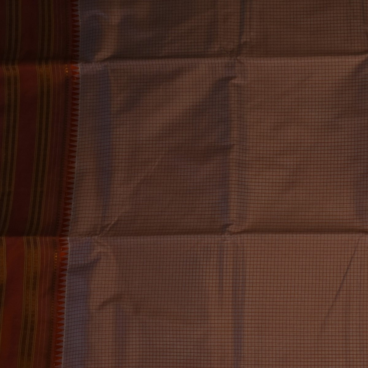 Ilkal Silk Rosewood Saree with Blouse