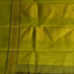 Kanchivaram Grape Wine Saree Light Green Boarder with Blouse