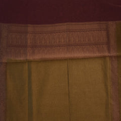 Benarasi cora tissue silk green saree with mauve jari boarder