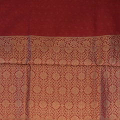 Banarasi Rangkat Cotton Chestnut Brown Saree with Blouse