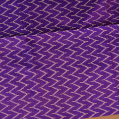 Pochampally ikkat Royal Plum Saree with Blouse