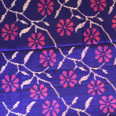 Rajkot Patola Indigo Saree with Blouse