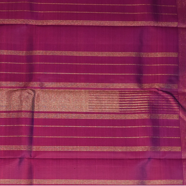 Kanchipuram Silk Salmon Pink Saree with Blouse