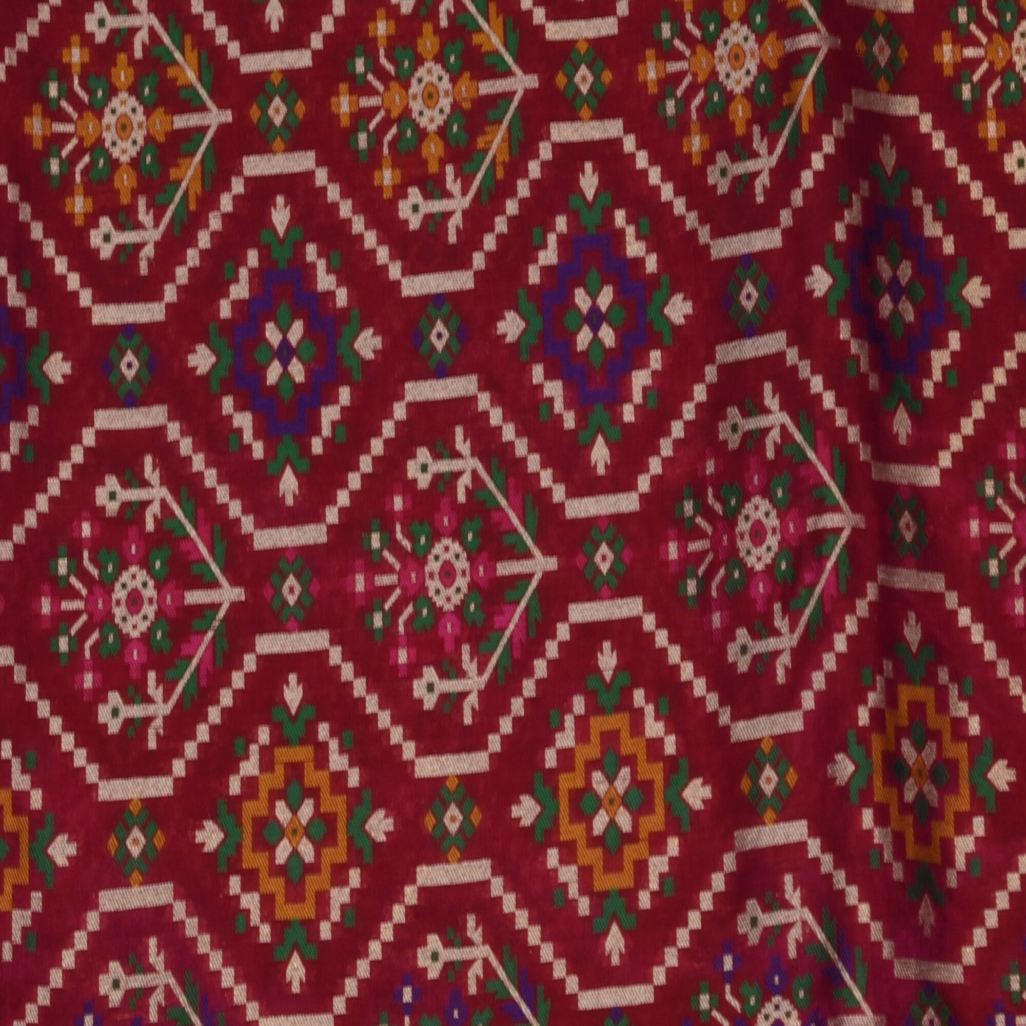 Benarasi pure silk deep pink saree with jari boarder
