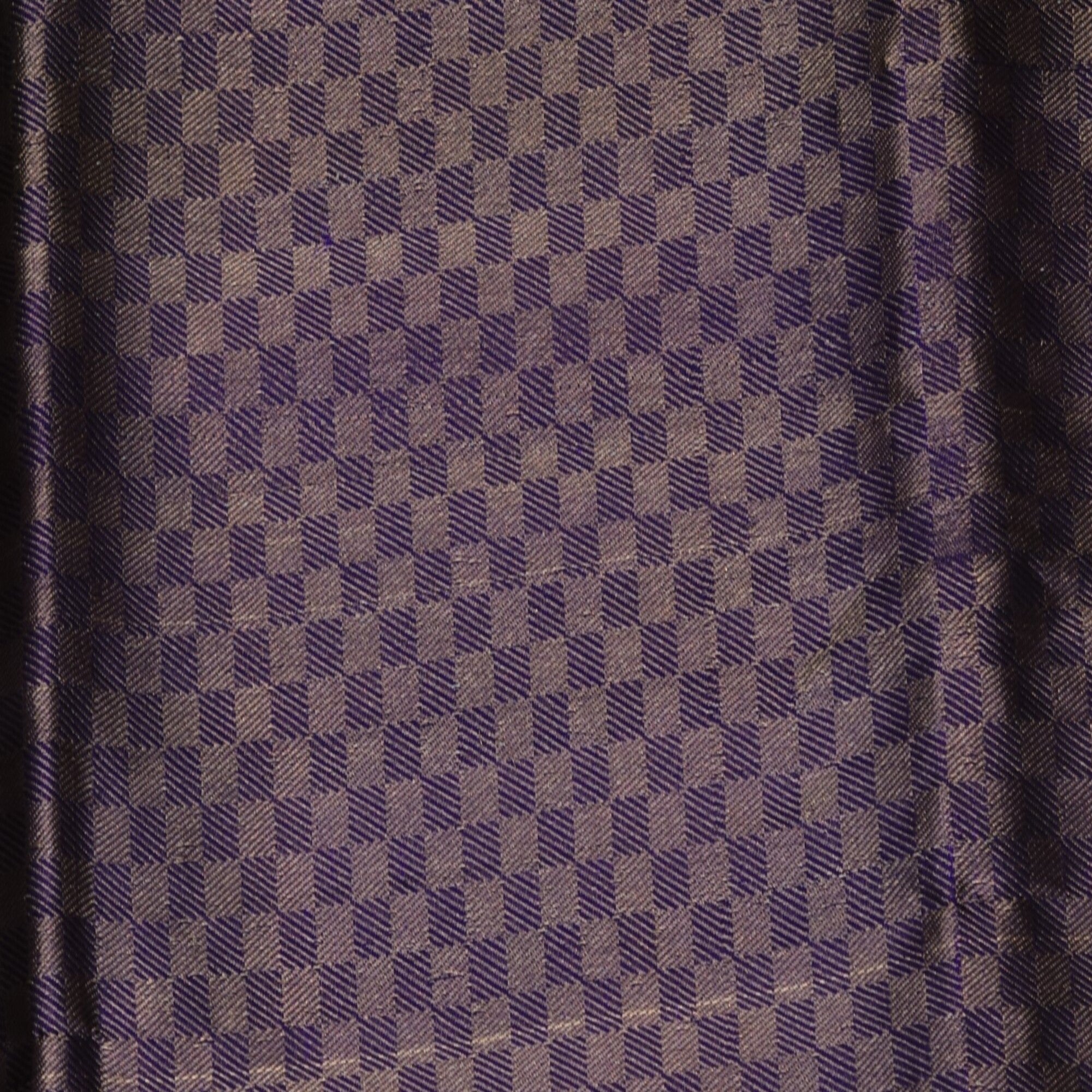 Benarasi pure silk violet saree with jari work