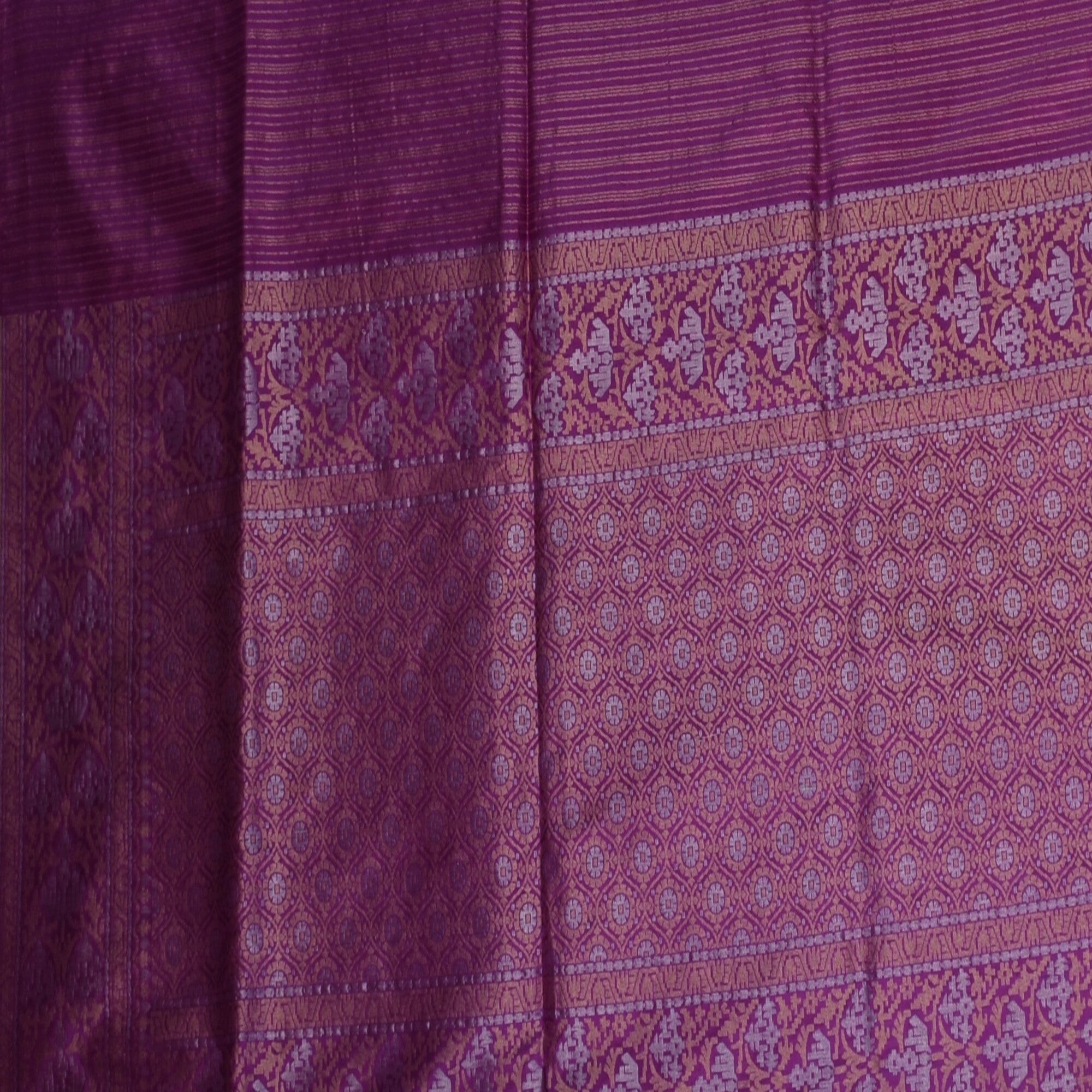 Benarasi pure silk pink saree with jari work