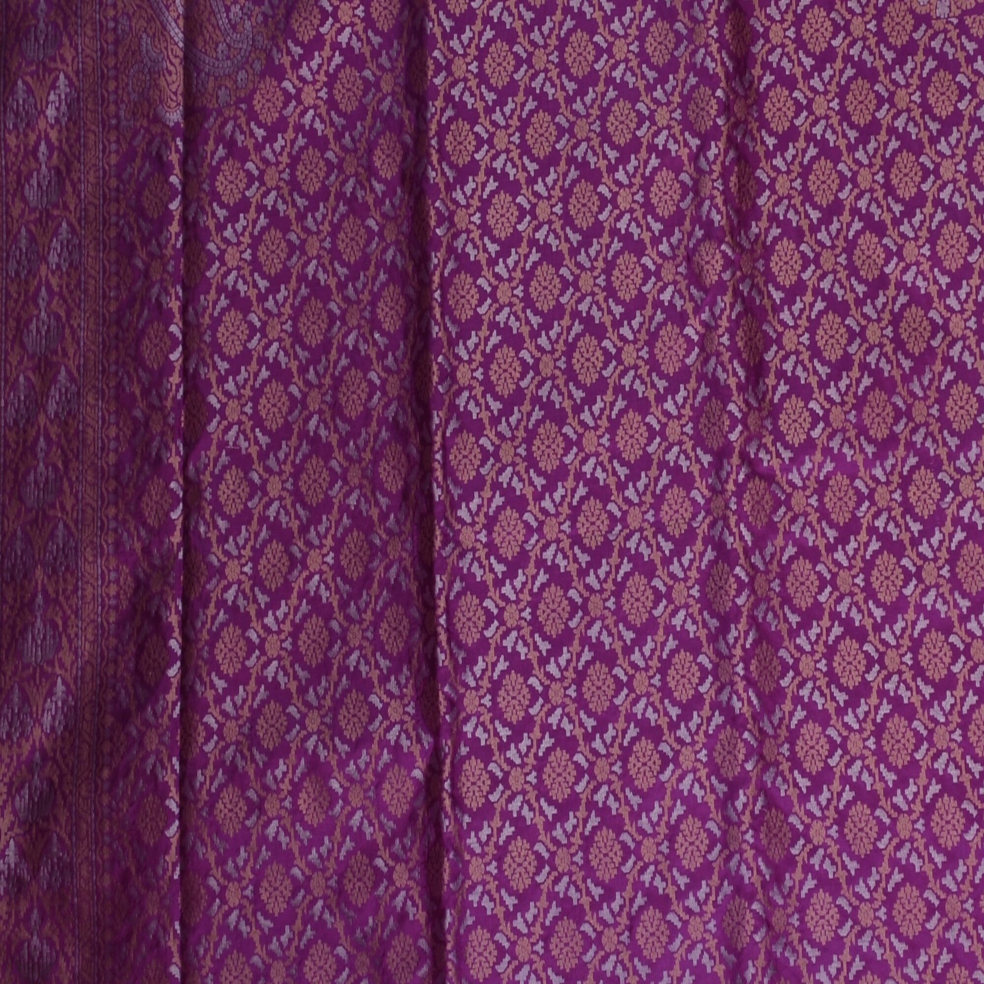 Benarasi pure silk pink saree with jari work