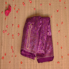 Benarasi pure silk pink saree with jari work