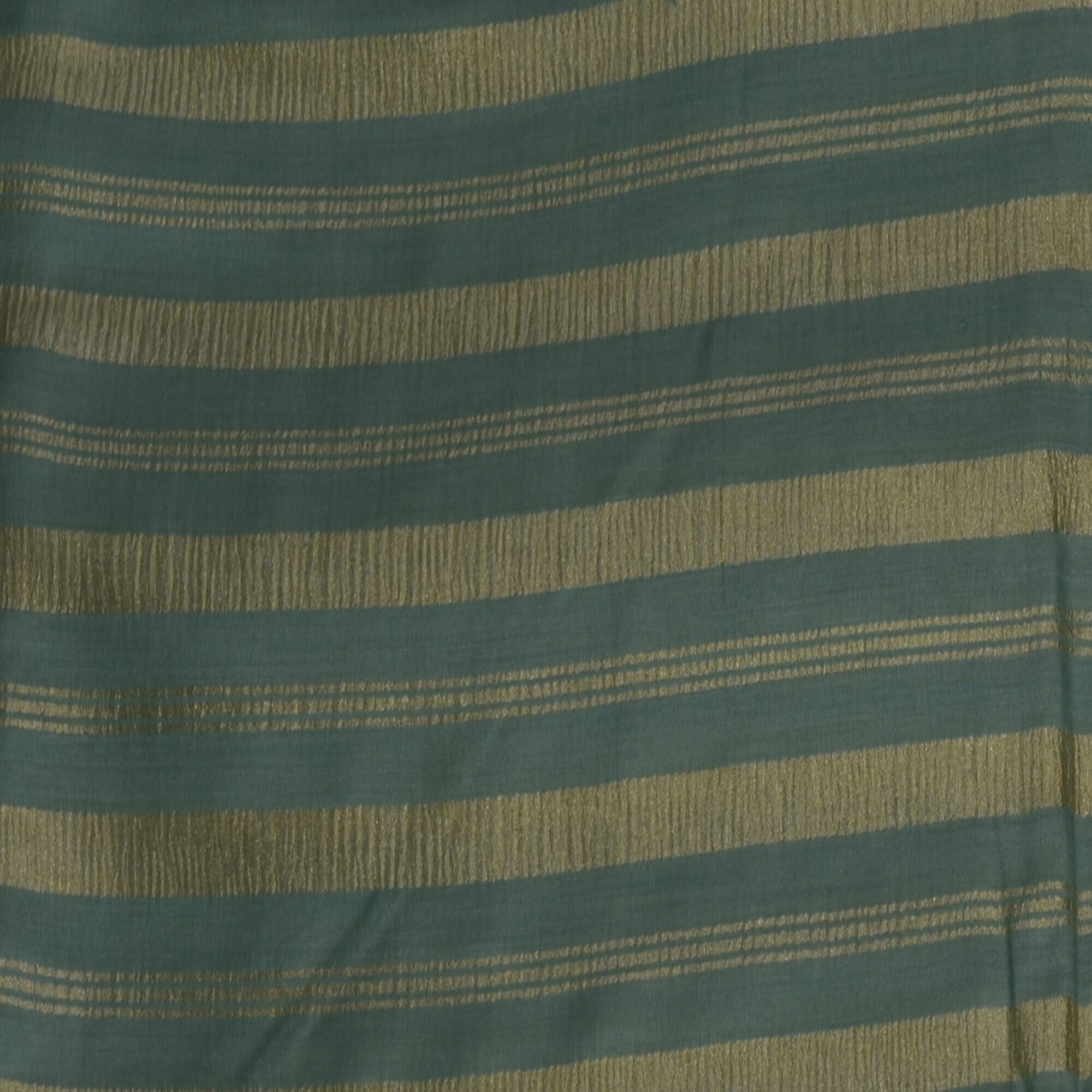 Benarasi monga silk aquamarine saree with gold jari boarder