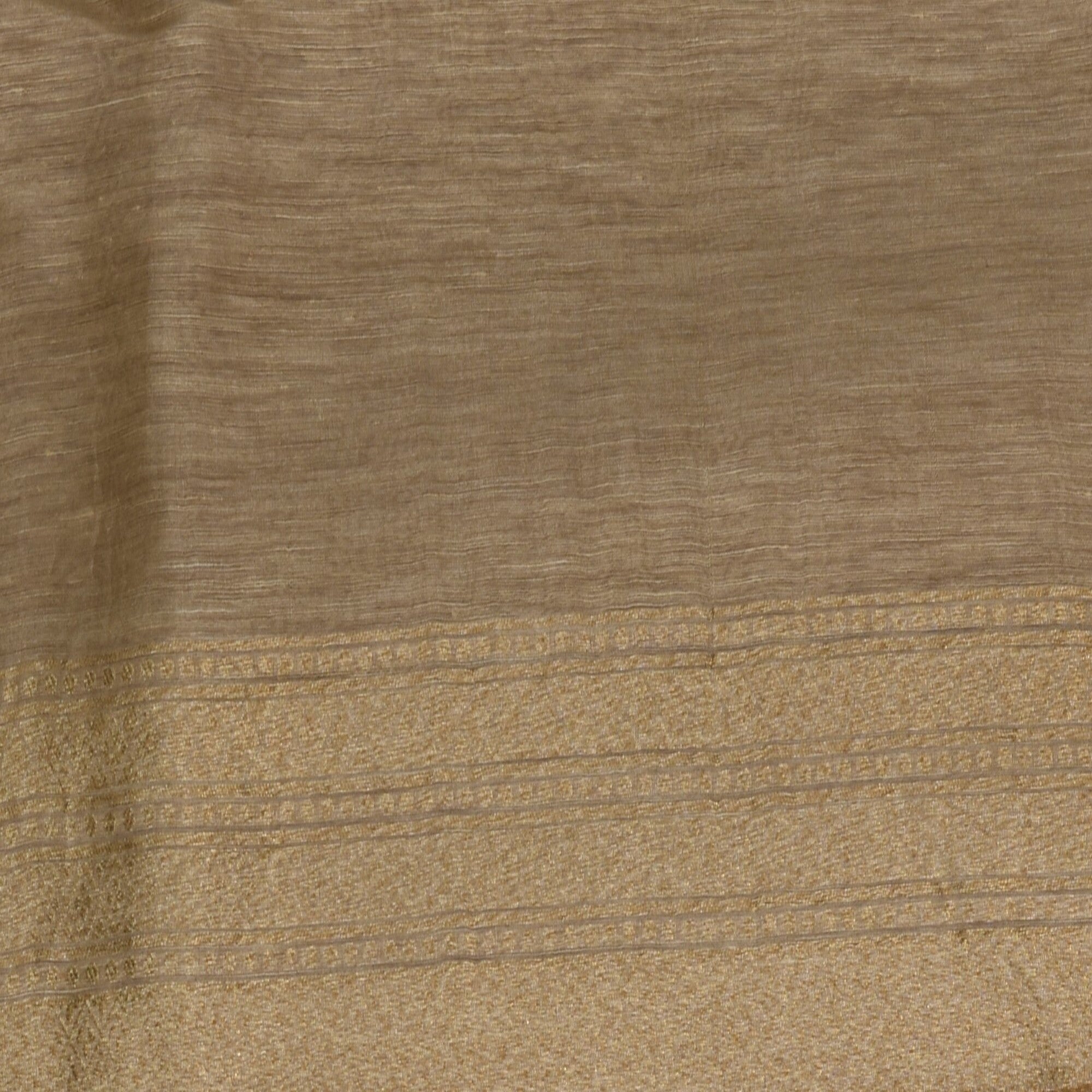 benarasi kathan silk khadi saree with gold jari boarder