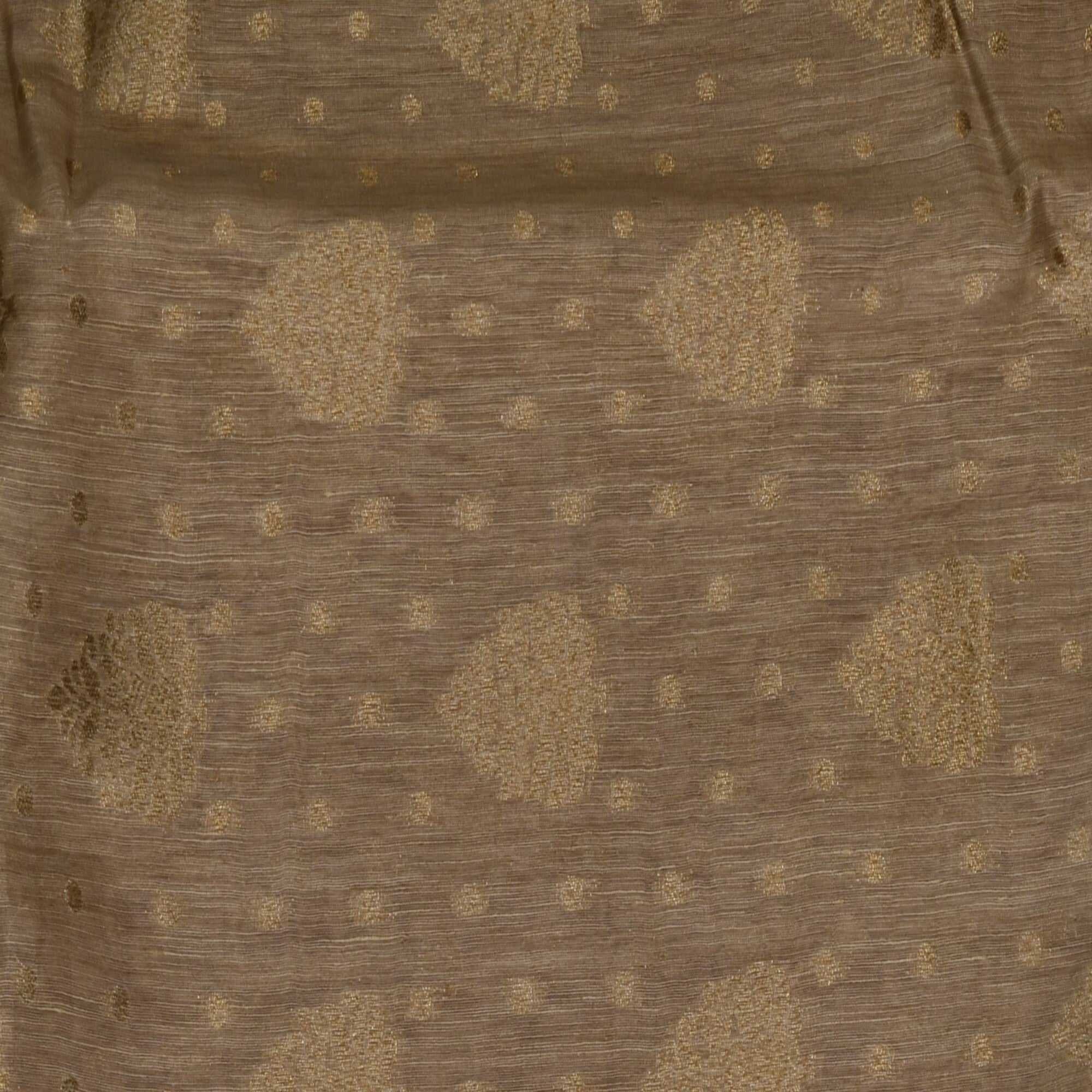 benarasi kathan silk khadi saree with gold jari boarder