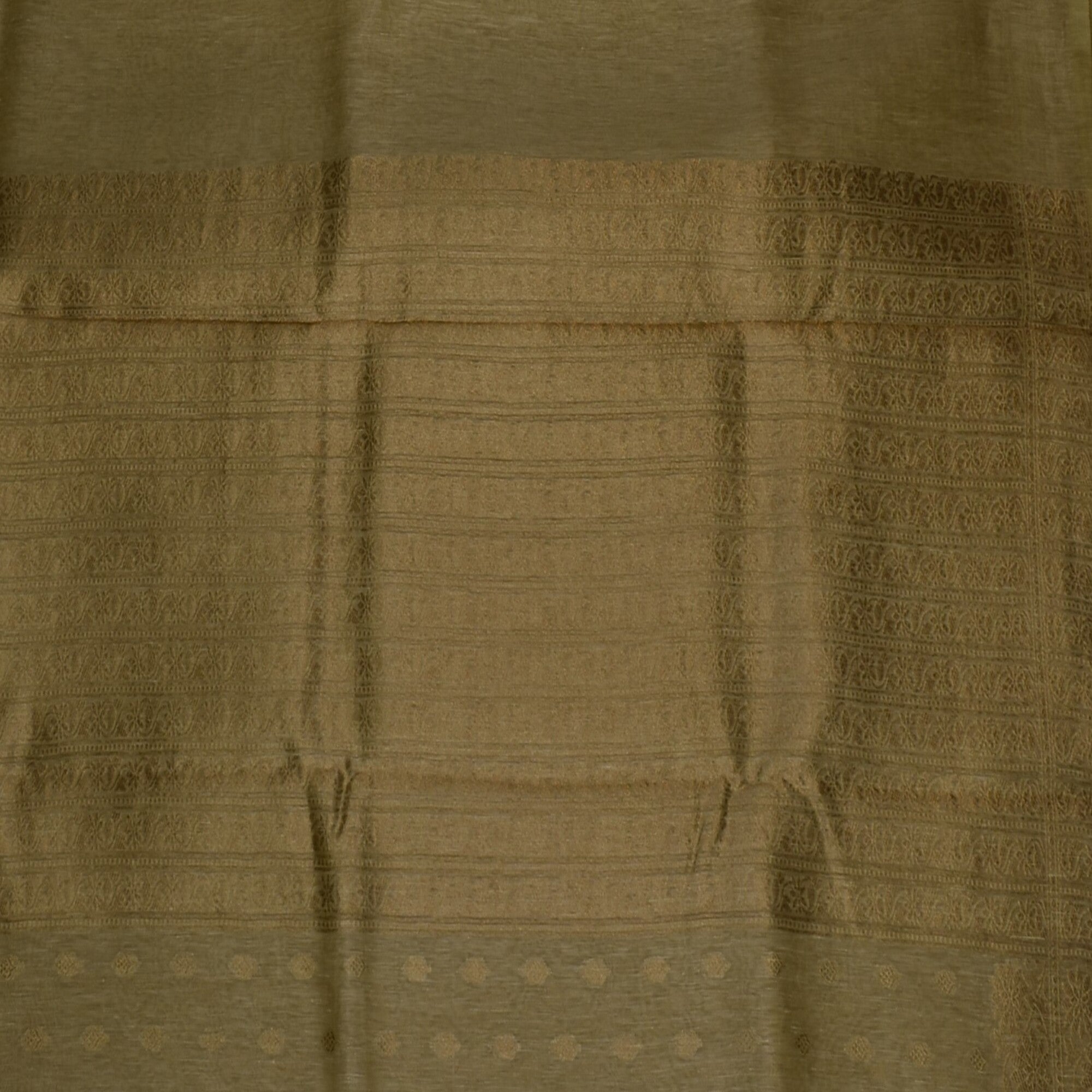 benarasi khathan silk  khadi saree with gold jari boarder