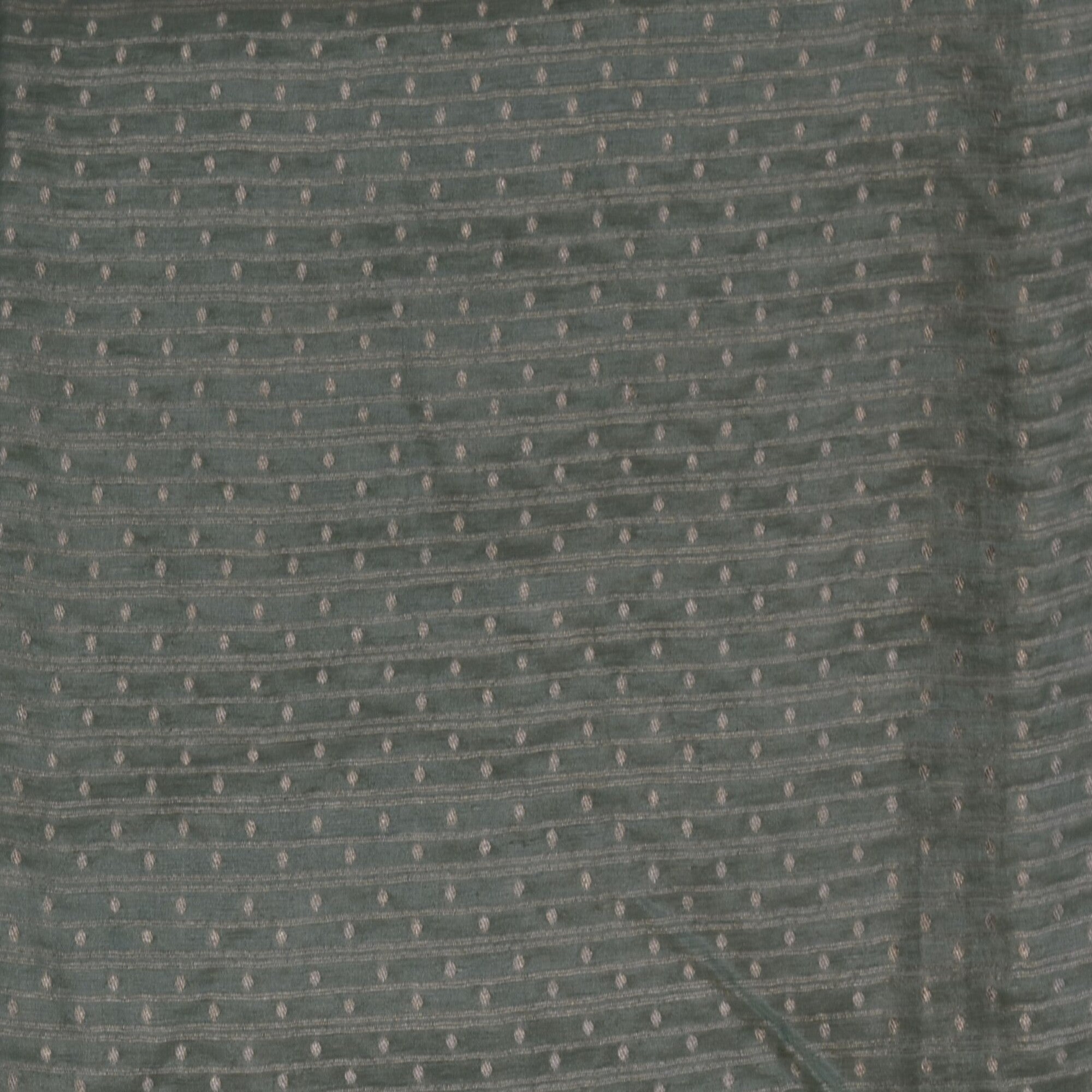 Benarasi linen silk pistachio green saree with jari boarder