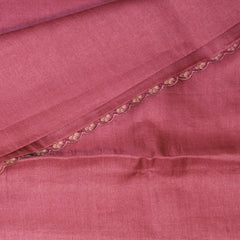 Pure Tussar megenta saree with thread work boarder