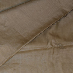 Pure Tussar mehandi green thread work boarder