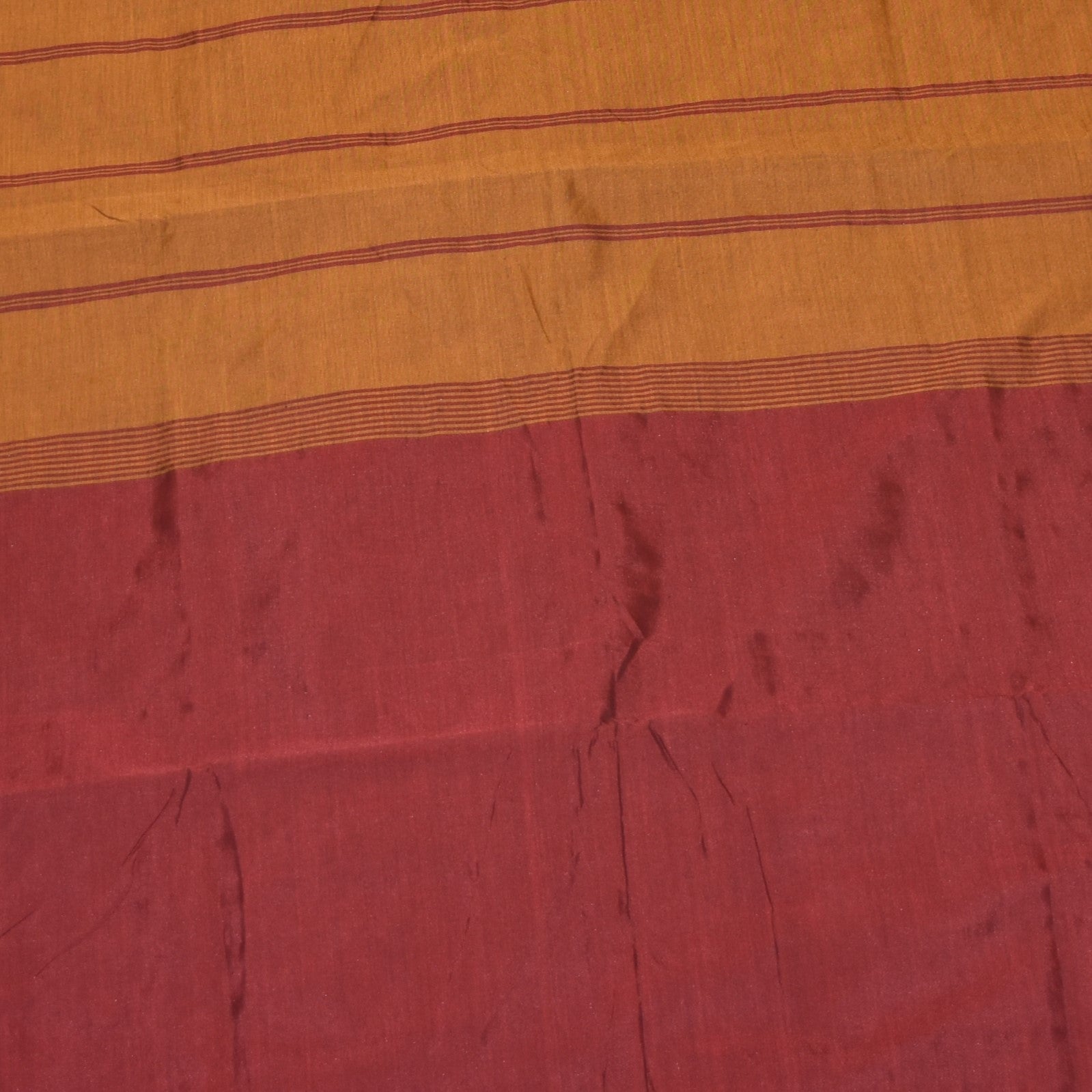 Semi silk cotton maroon saree with jari boarder
