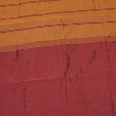 Semi silk cotton maroon saree with jari boarder