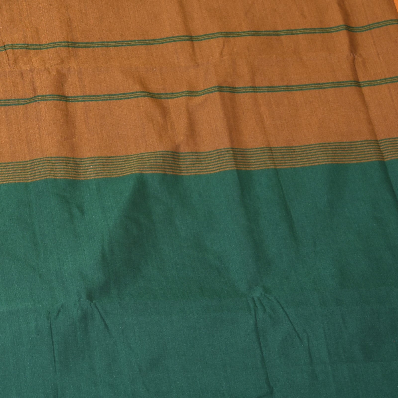 Semi silk saree rama green saree with jari boarder