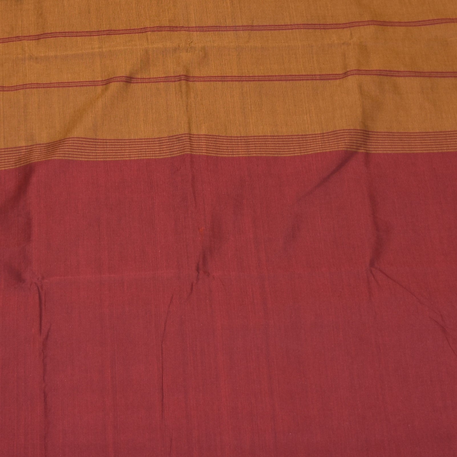 Semi silk cotton maroon saree with jari boarder