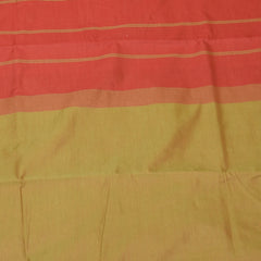 Semi  silk cotton pista green saree with jari boarder