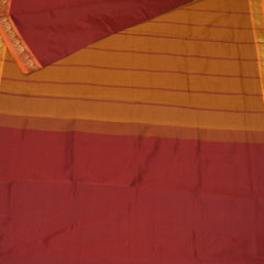 Semi silk cotton maroon saree with jari boarder