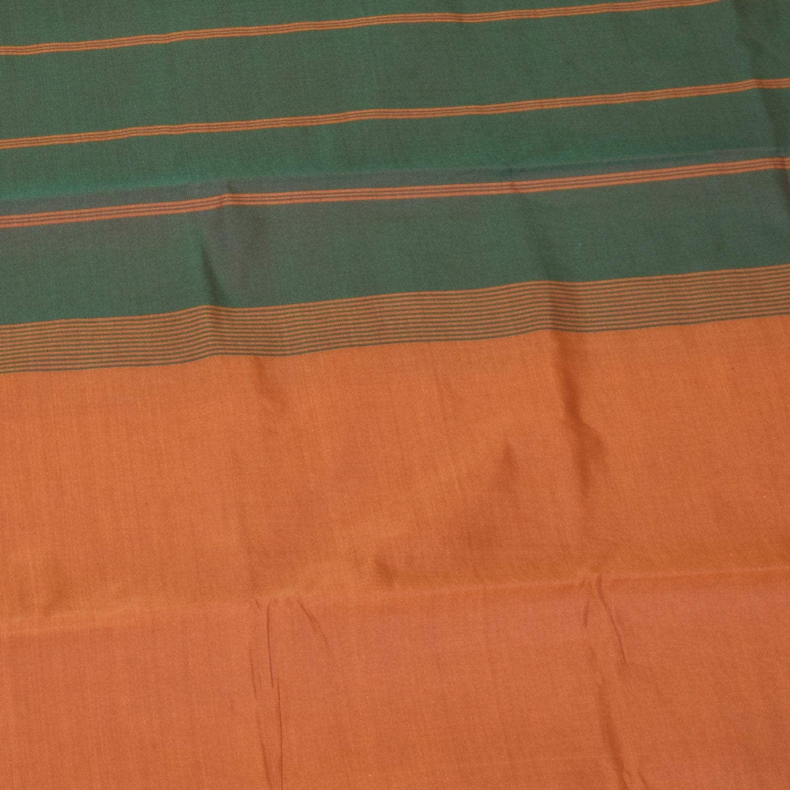 Semi silk cotton cream saree with jari boarder