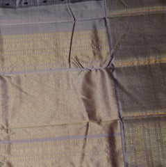 Ikkat pure silk saree lavender saree with silk jari boarder