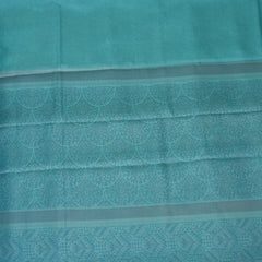 Semi Silk Sky blue saree with jari boarder