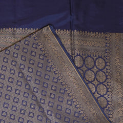 Banarasi Mauve Saree Jari Boarder with Blouse
